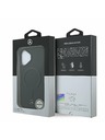 Mercedes Mercedes PU Leather 3D MagSafe Zadný Kryt pre iPhone 17 Black