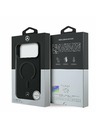 Mercedes Mercedes PU Leather 3D MagSafe Zadný Kryt pre iPhone 17 Pro Max Black