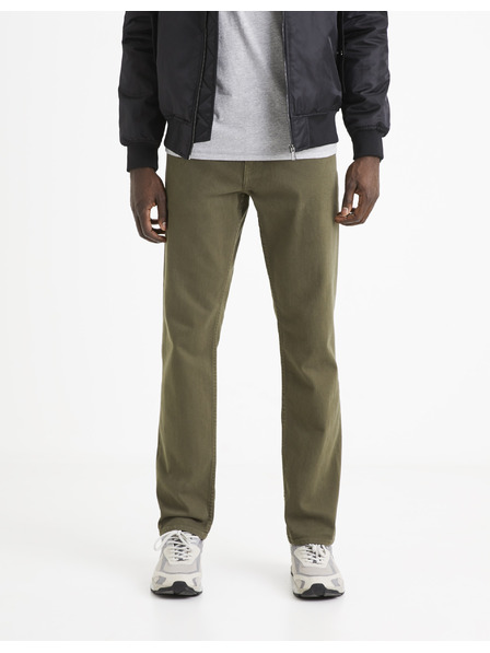 Celio Khaki pánske nohavice Celio Vopry1
