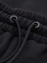 Ombre Clothing Pánske tepláky JOGGER s kontrastnými vsadkami a vreckami na stehnách - čierna V1 OM-PASK-0222 Ombre Clothing