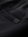 Ombre Clothing Pánske tepláky JOGGER s kontrastnými vsadkami a vreckami na stehnách - čierna V1 OM-PASK-0222 Ombre Clothing