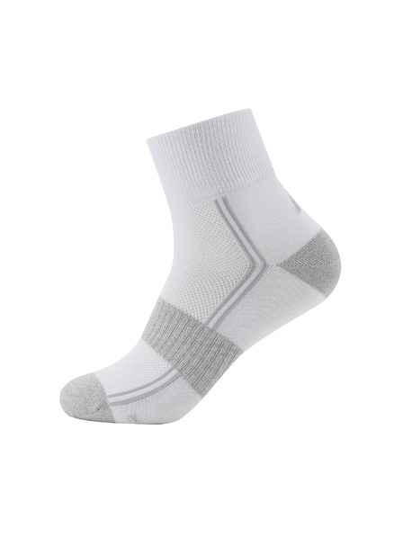 ALPINE PRO Alpine Pro 3HARE 2 šedé a biele unisex ponožky