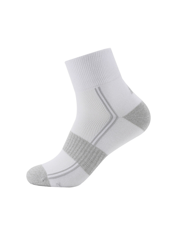 ALPINE PRO Alpine Pro 3HARE 2 šedé a biele unisex ponožky