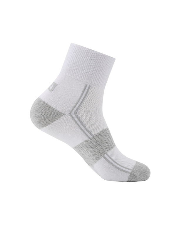 ALPINE PRO Alpine Pro 3HARE 2 šedé a biele unisex ponožky