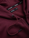 Ombre Clothing Pánska bavlnená mikina BASIC so zipsom Ombre Clothing