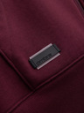 Ombre Clothing Pánska bavlnená mikina BASIC so zipsom Ombre Clothing