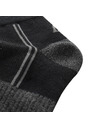 ALPINE PRO Unisex ponožky s technológiou coolmax ALPINE PRO 3HARE 2 čierne
