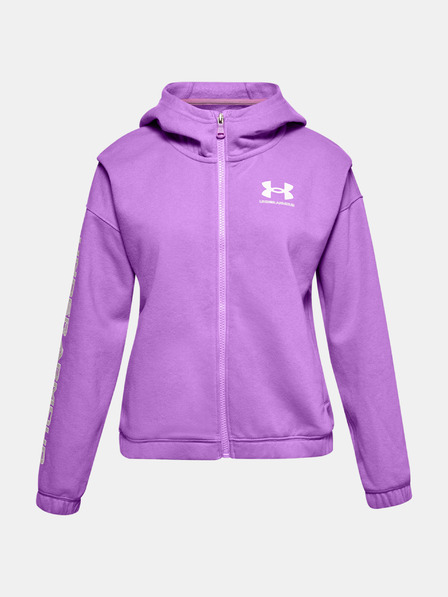 Under Armour Dievčenská mikina Under Armour Rival Fleece FZ Hoodie