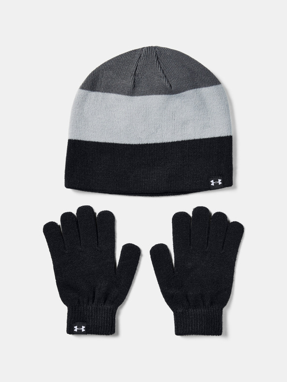 Under Armour Chlapčenská čepice a rukavice Under Armour Boys Beanie Glove Combo