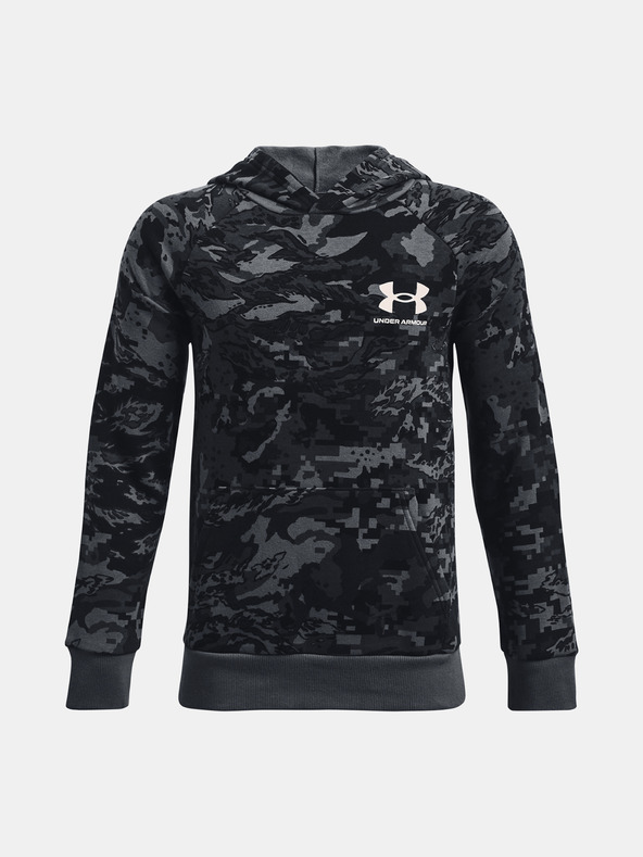 Under Armour Chlapčenská mikina Under Armour UA Rival Flc ABC Camo Hoodie