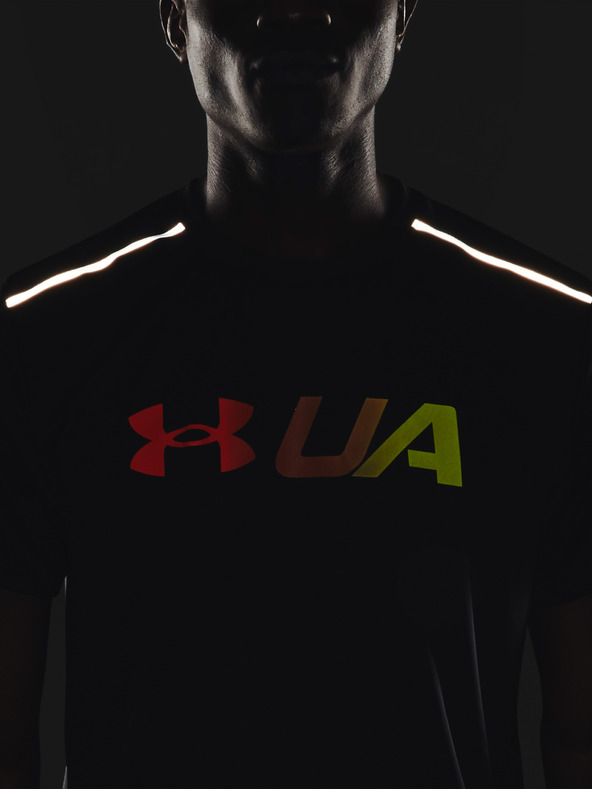 Under Armour Pánske tričko Under Armour RUN Graphic Print Fill SS