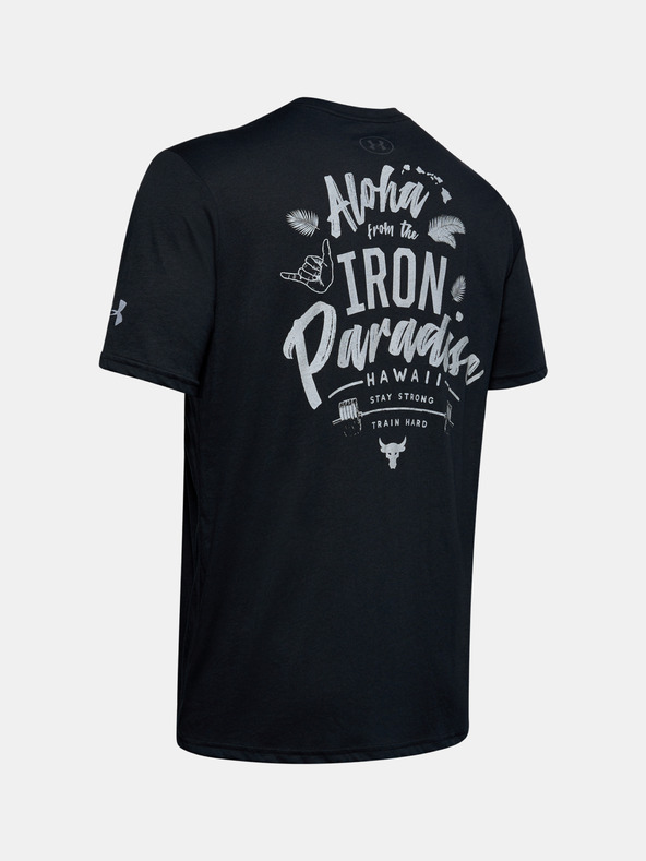 Under Armour Pánske tričko Under Armour Project Rock Iron Paradise Ss