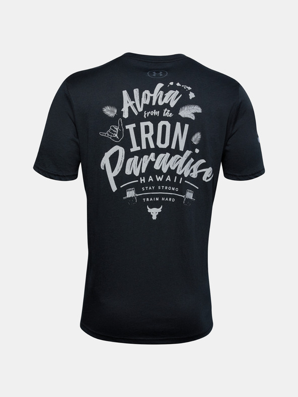 Under Armour Pánske tričko Under Armour Project Rock Iron Paradise Ss