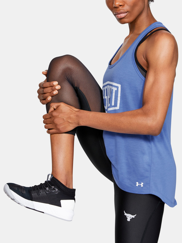 Under Armour Dámske tielko Under Armour PROJECT ROCK WHISPERLIGHT TIE BACK TANK-