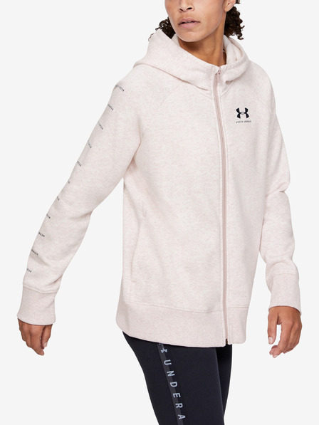 Under Armour Dámska mikina Under Armour Rival Fleece Sportstyle Lc Sleeve Graphi