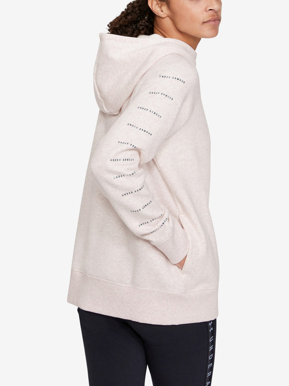 Under Armour Dámska mikina Under Armour Rival Fleece Sportstyle Lc Sleeve Graphi