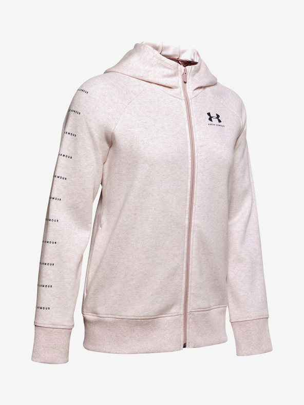 Under Armour Dámska mikina Under Armour Rival Fleece Sportstyle Lc Sleeve Graphi
