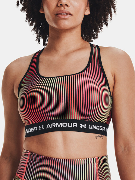 Under Armour Dámska podprsenka Under Armour Crossback Mid Print