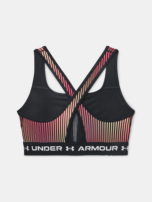 Under Armour Dámska podprsenka Under Armour Crossback Mid Print