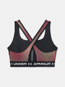Under Armour Dámska podprsenka Under Armour Crossback Mid Print