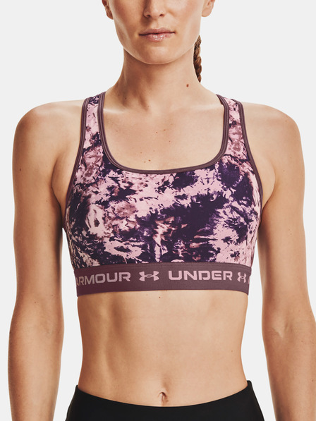 Under Armour Dámska podprsenka Under Armour Crossback Mid Print