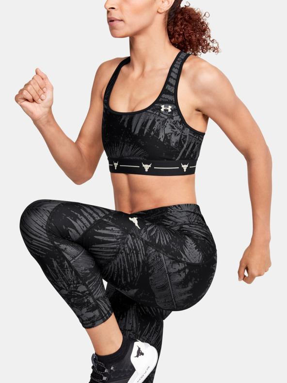 Under Armour Dámska podprsenka Under Armour Project Rock Armour Mid Printed Cross