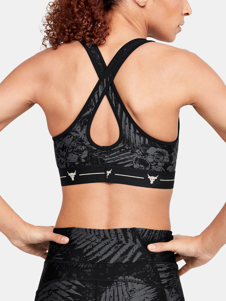 Under Armour Dámska podprsenka Under Armour Project Rock Armour Mid Printed Cross