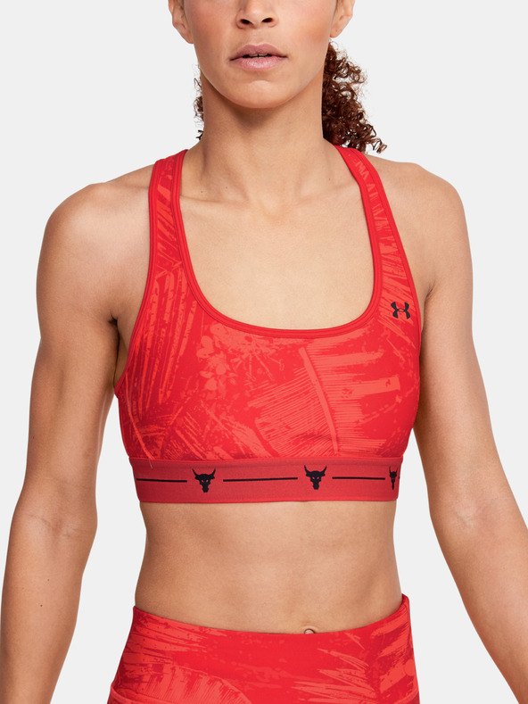 Under Armour Dámska podprsenka Under Armour Project Rock Armour Mid Printed Cross