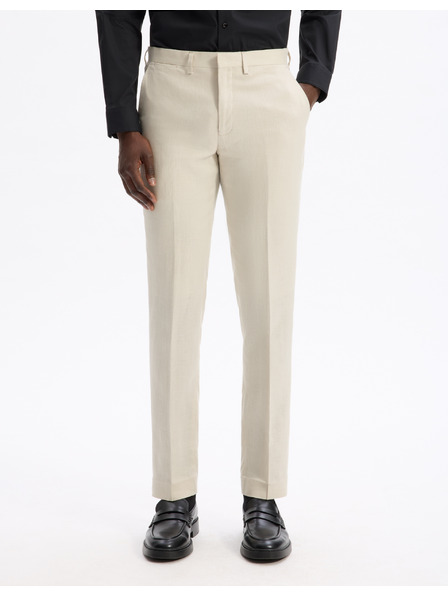 Celio Plátené oblekové nohavice Bohot2 Celio