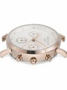 Rosefield Rosefield hodinky NCGRG-N95 The Gabby White Sunray Croco Grey Rose Gold