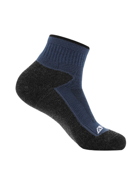 ALPINE PRO Ponožky z merino vlny ALPINE PRO NOREDE blue wing teal