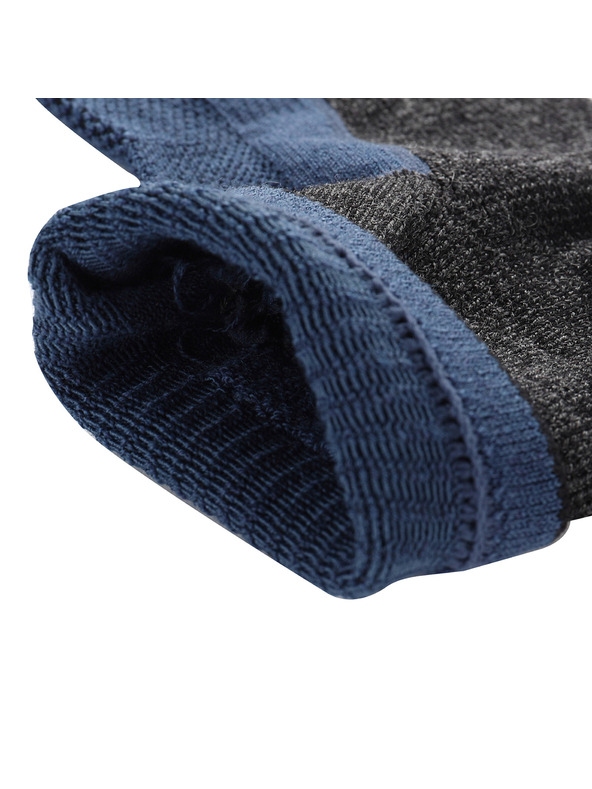 ALPINE PRO Ponožky z merino vlny ALPINE PRO NOREDE blue wing teal