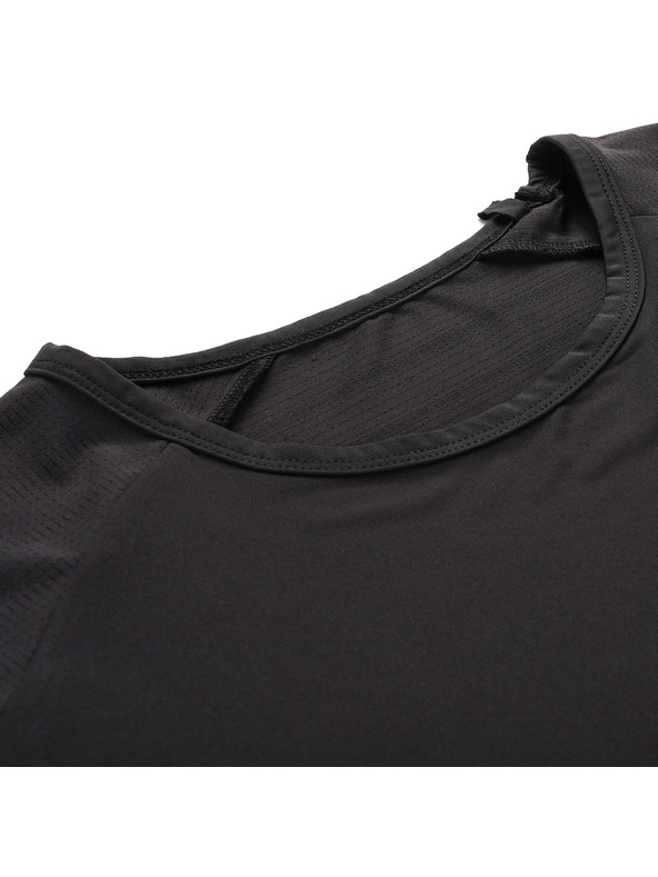 ALPINE PRO Pánske funkčné tričko s cool-dry ALPINE PRO BOND 3 black