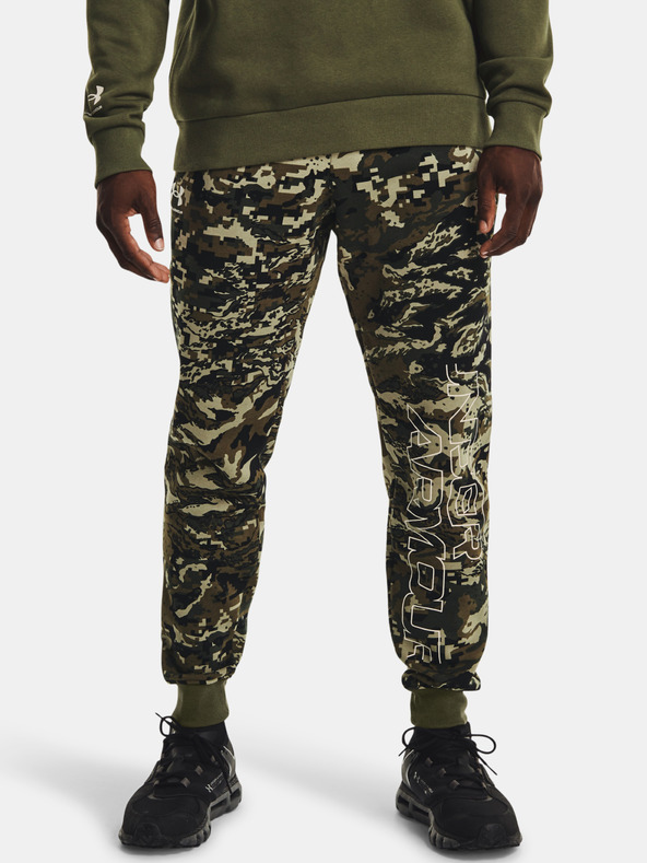 Under Armour Pánske tepláky Under Armour RIVAL FLC CAMO SCRIPT JGR