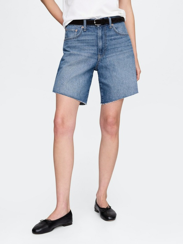 GAP Džínsové kraťasy Loose Bermuda GAP