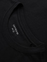 Ombre Clothing Pánske bavlnené tričko regular fit s potlačou vintage tetovanie - V2 black OM-TSPT-0257 Ombre Clothing