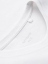 Ombre Clothing Pánske bavlnené tričko s potlačou - biele V1 OM-TSPT-0269 Ombre Clothing