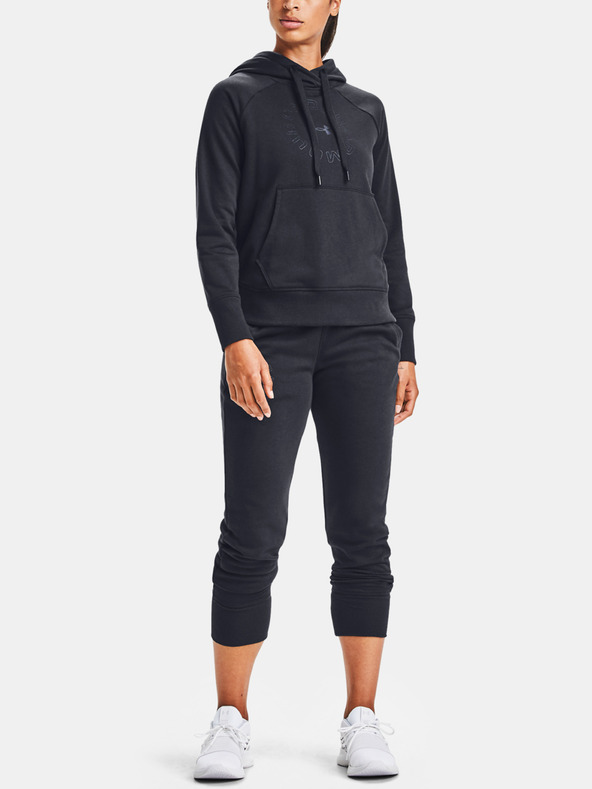 Under Armour Dámska mikina Under Armour Rival Fleece Metallic Hoodie