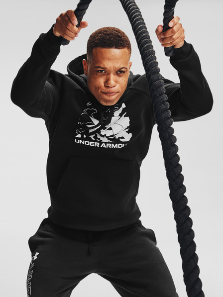 Under Armour Rival Fleece Box Logo Mikina