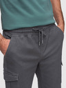 Ombre Clothing Pánske nohavice JOGGERY s cargo vreckami na zips - grafitová V3 OM-PAJO-0290 Ombre Clothing