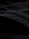 Ombre Clothing Pánske bavlnené šortky so stahovacou šnúrkou a vreckami - čierne V5 OM-SRBS-0205 Ombre Clothing