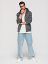Ombre Clothing Pánska bavlnená mikina BASIC so zipsom Ombre Clothing