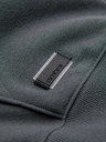 Ombre Clothing Pánska bavlnená mikina BASIC so zipsom Ombre Clothing