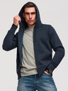 Ombre Clothing Pánska bavlnená elastická mikina BASIC Ombre Clothing