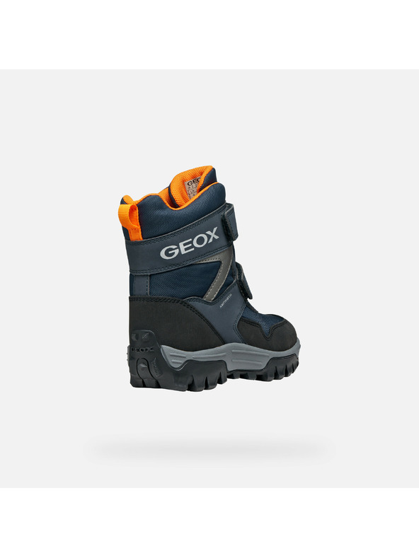 Geox Tmavomodrá chlapčenská zimná obuv Geox Himalaya B ABX