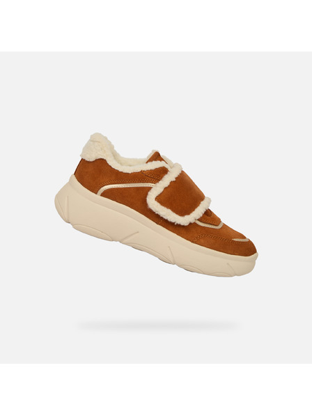 Geox Hnedé dámske tenisky Geox Nebula 2.0 X