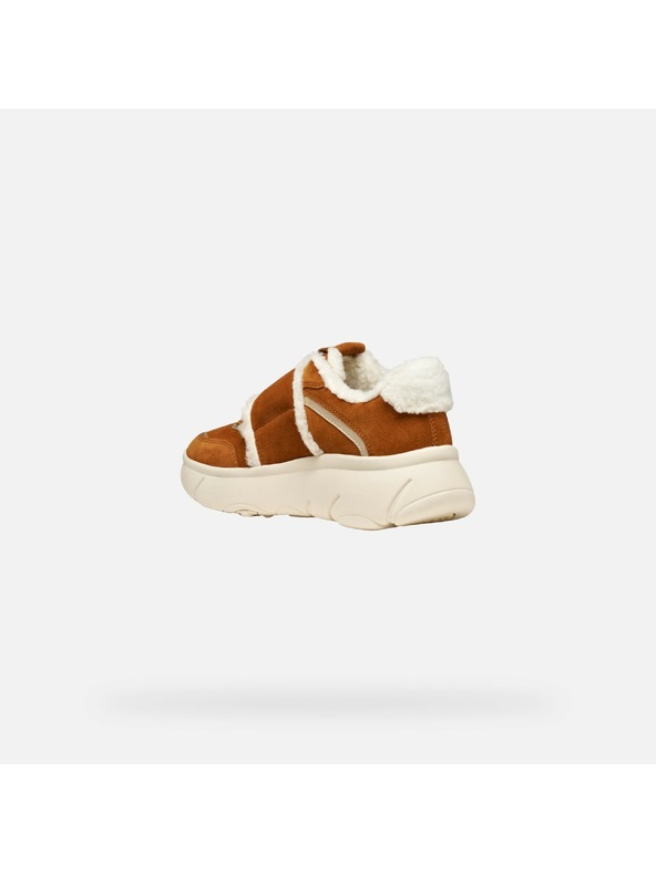 Geox Hnedé dámske tenisky Geox Nebula 2.0 X