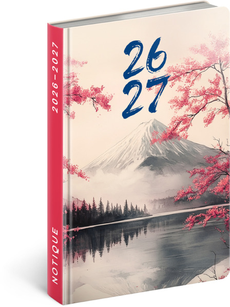 NOTIQUE NOTIQUE 18mesačný denník Petito – Japonsko 2026/2027, 11 x 16 cm
