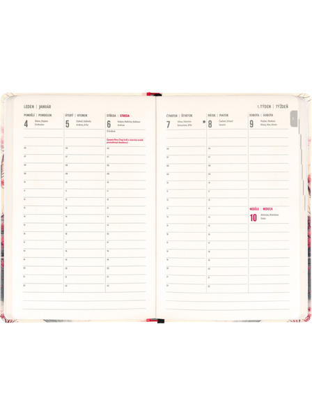 NOTIQUE NOTIQUE 18mesačný denník Petito – Japonsko 2026/2027, 11 x 16 cm