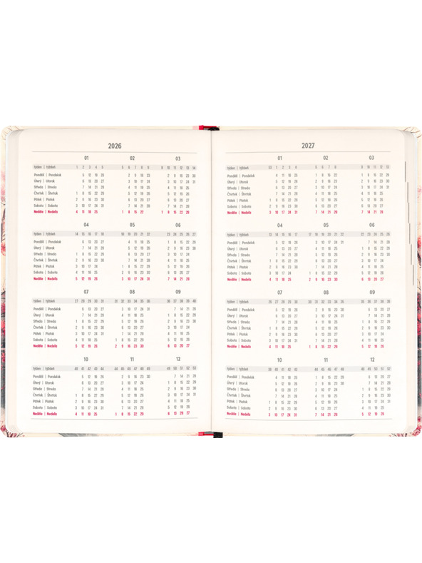 NOTIQUE NOTIQUE 18mesačný denník Petito – Japonsko 2026/2027, 11 x 16 cm